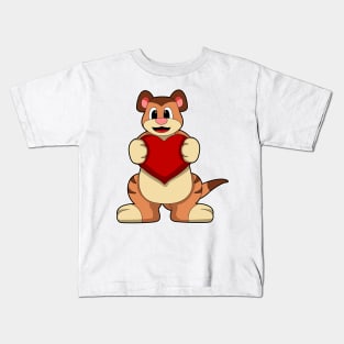 Meerkat with Heart Kids T-Shirt